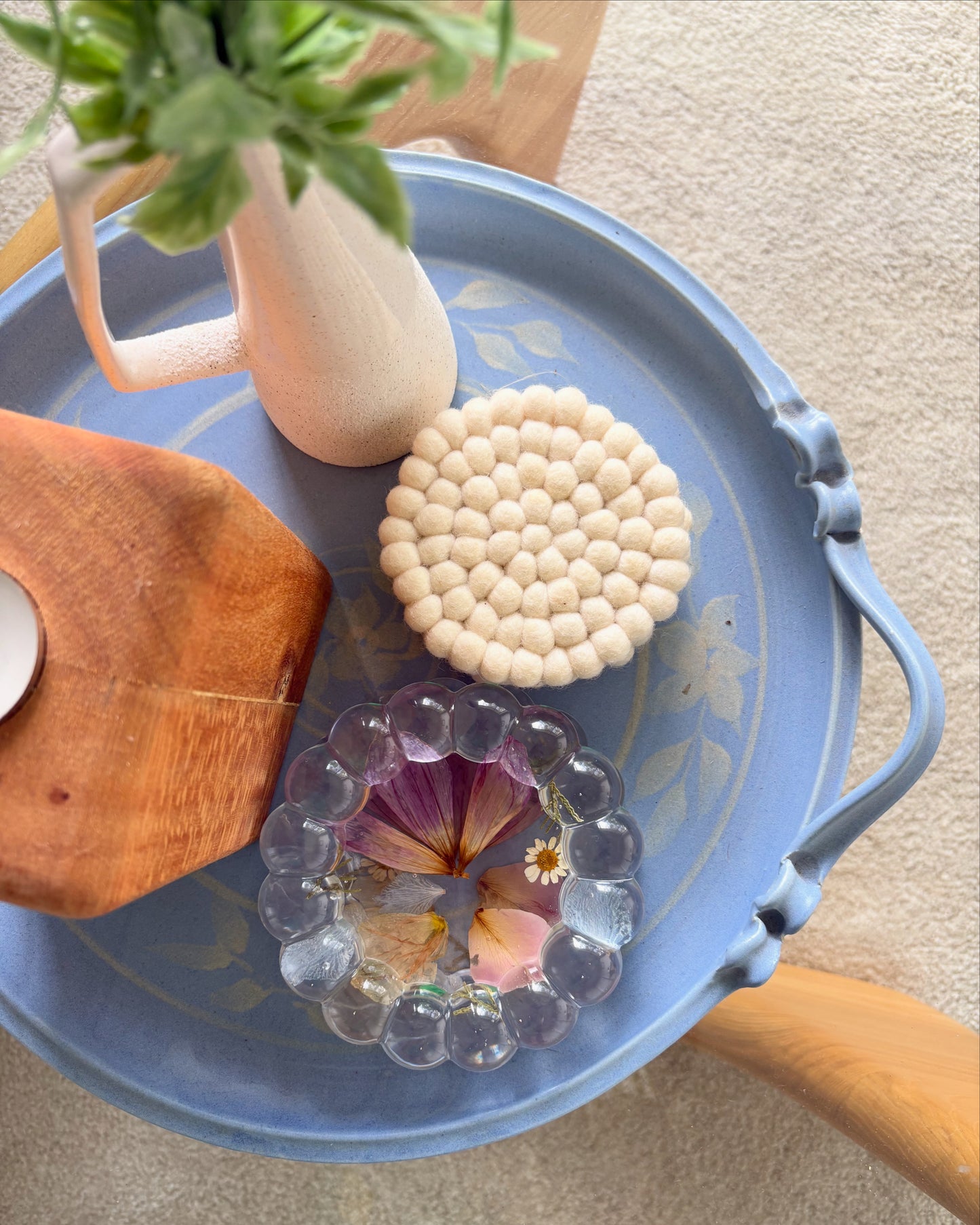 Pastel Bubble Coaster Pair