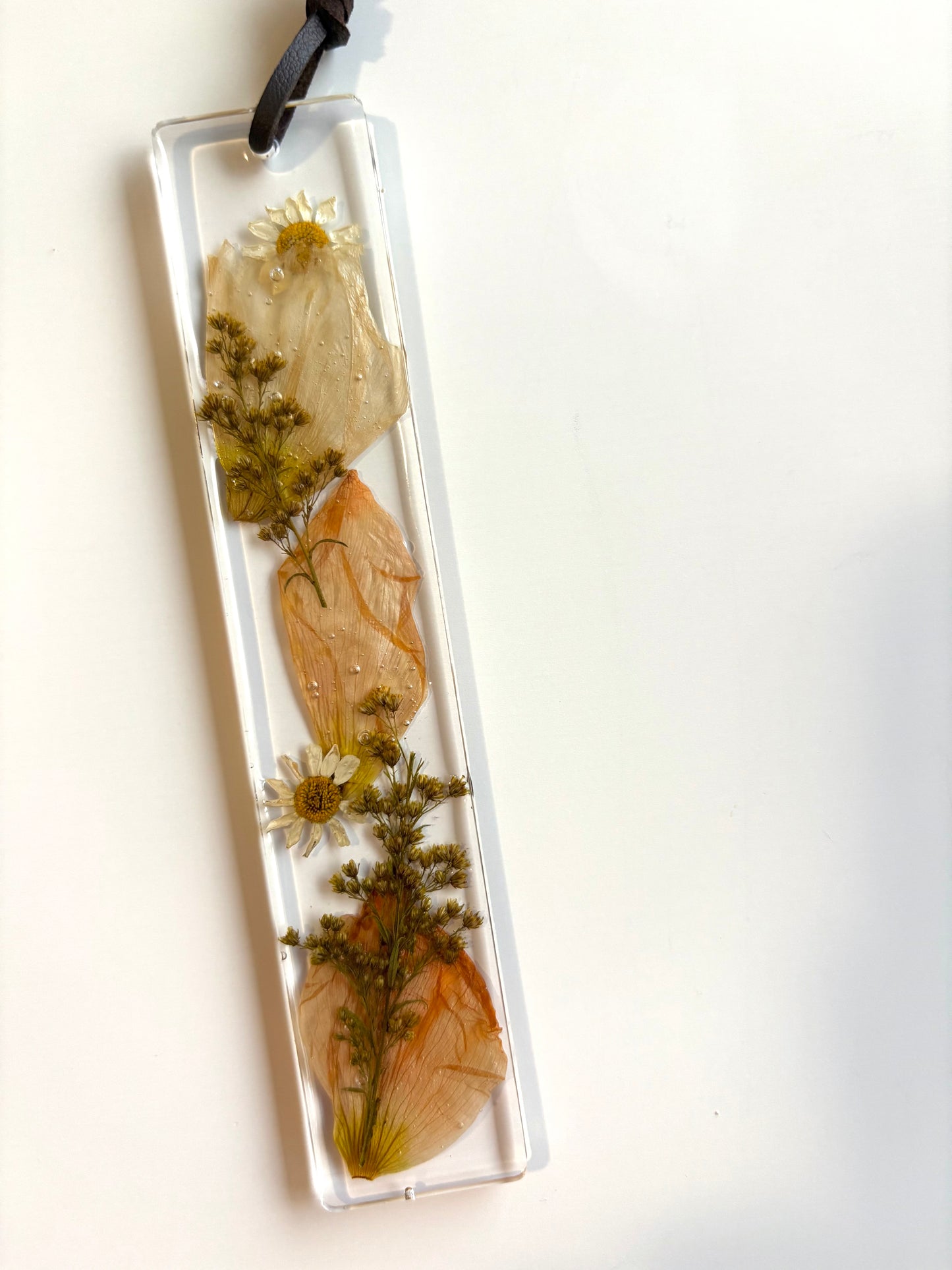 Orange Poppy Bookmark