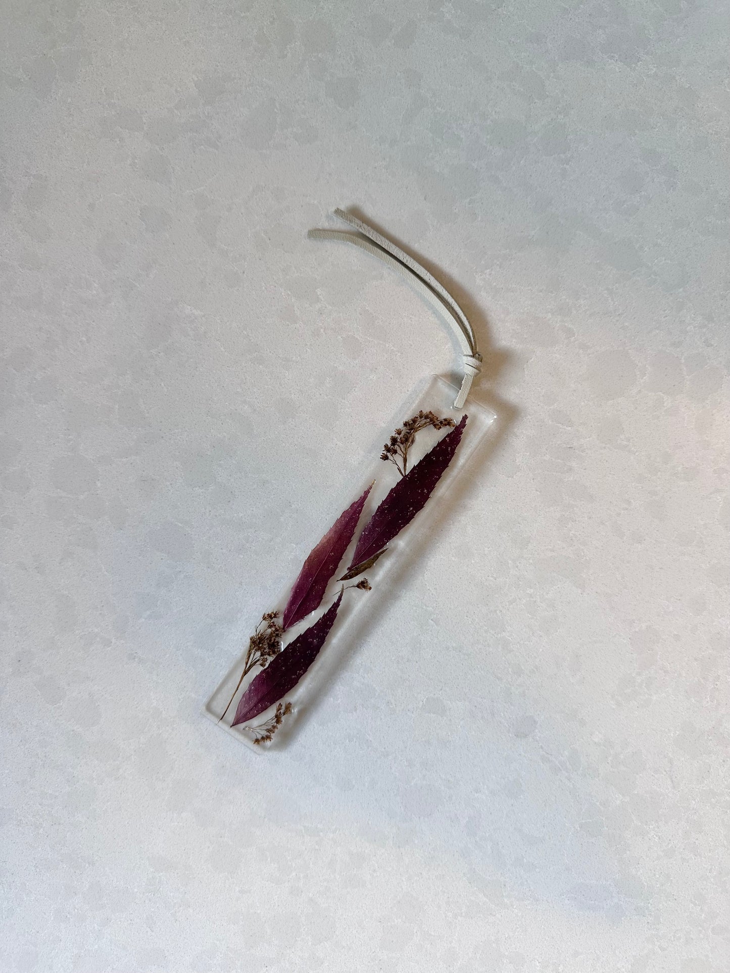 Purple Leaf Bookmark