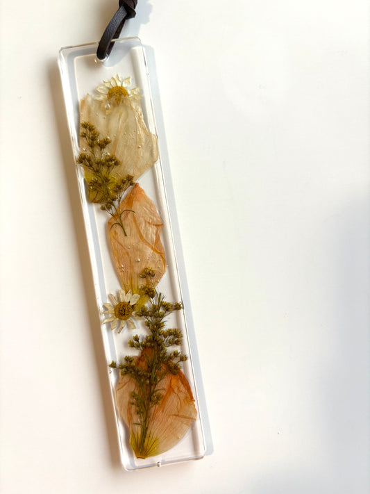 Orange Poppy Bookmark