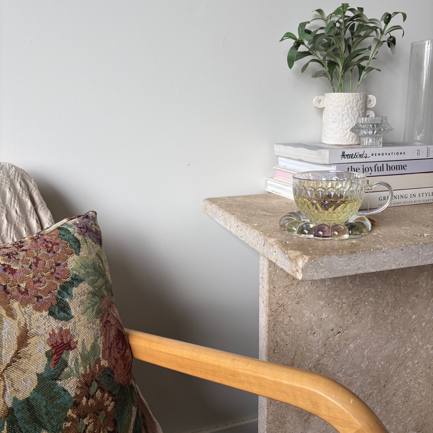 Purple Bubble Coaster Pair